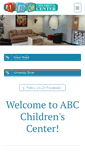 Mobile Screenshot of abcchildrenscenter.net