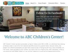 Tablet Screenshot of abcchildrenscenter.net